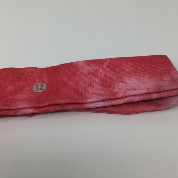 Lululemon Pink Tie Dye Sweat Head Bands - Picture 2 of 7